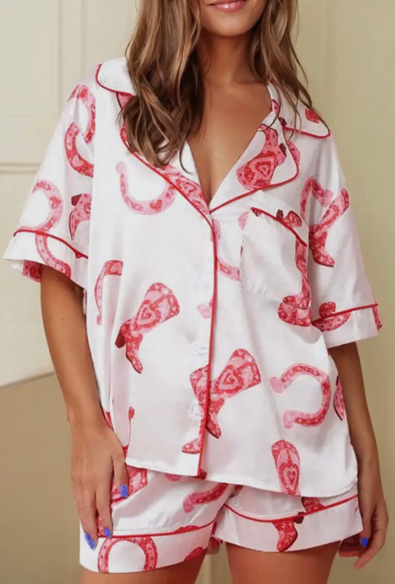 White Cowgirl Pajamas