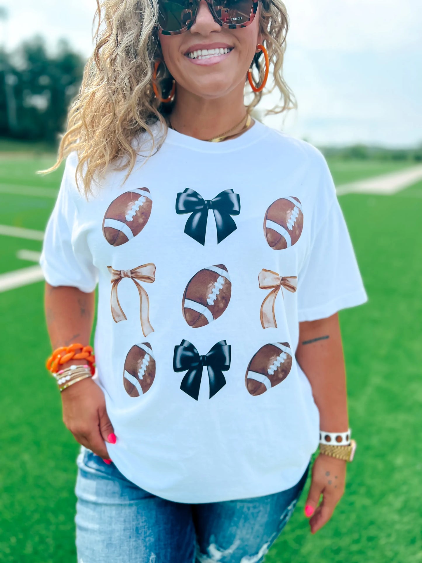Coquette Football Tee