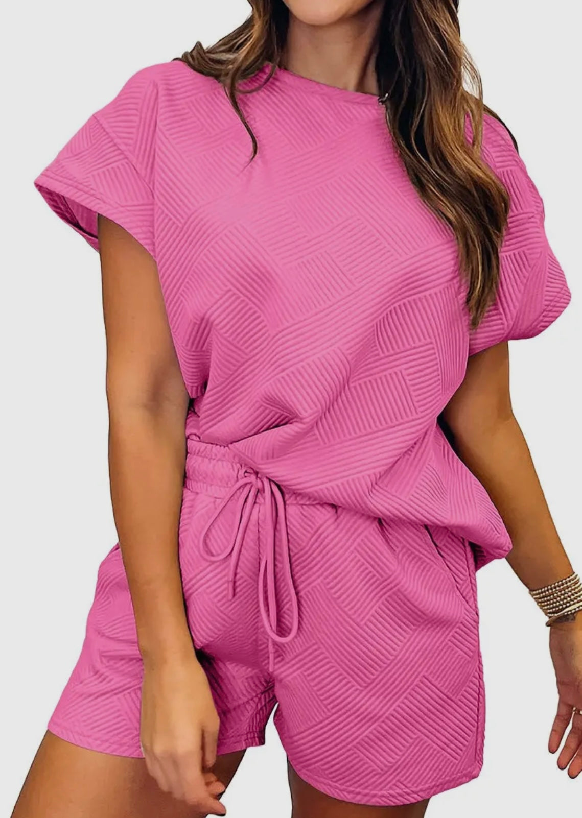 Pink Textured Set