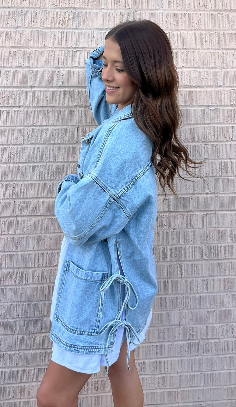 Pocketed Denim Jacket