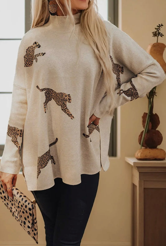 Cheetah Sweater