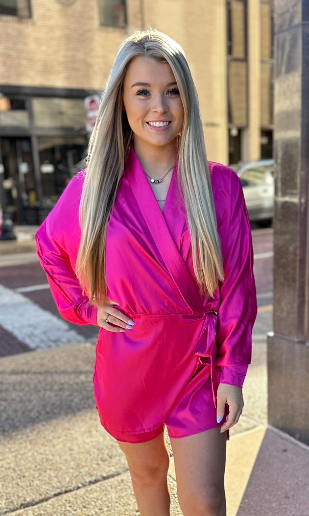 Sophie Hot Pink Romper